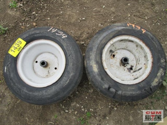 2 Craftsman tires and wheels 16x6.5x8
