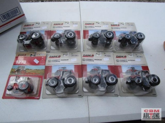7 Case IH AFS Connect Magnum 380 CVXDrive...Toy Tractors 1/64 scale, New in boxes, 1 Case IH 1270 To