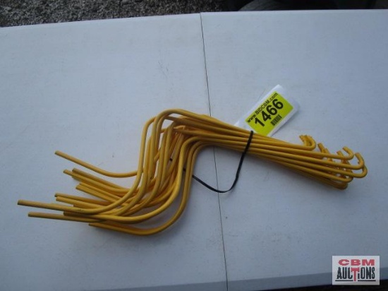 19 New Holland Wheel Rake Tines - Yellow #unknown
