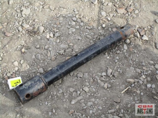 24" Post hole digger auger extension round drive