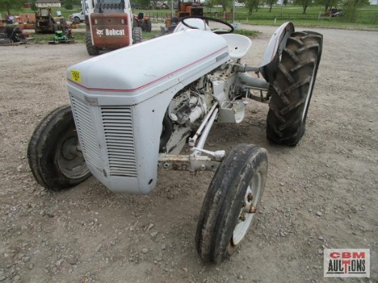 Ferguson Tractor, 2 Flat Front Tires 6.00-16 SL, Rear Tire 12.4 - 28, 540 PTO,...