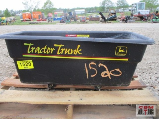 John Deere Tractor Trunk with mounting brackets