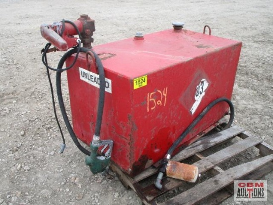 Fuel Transfer Tank 100 gal. capacity, with 12v pump