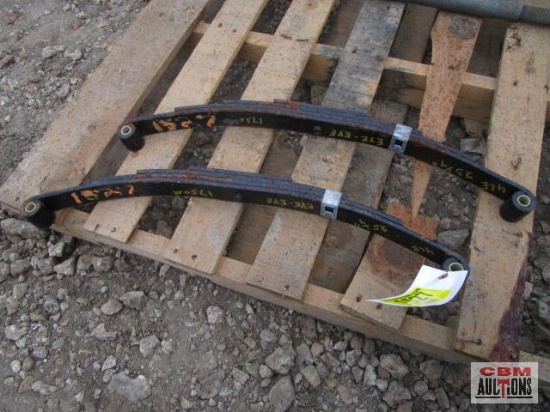 Pair of Springs for Small Trailer, 4LE 25 1/4" Eye to Eye Spacing