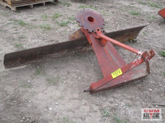 6' Rear tractor blade 3pt cat 1 - red