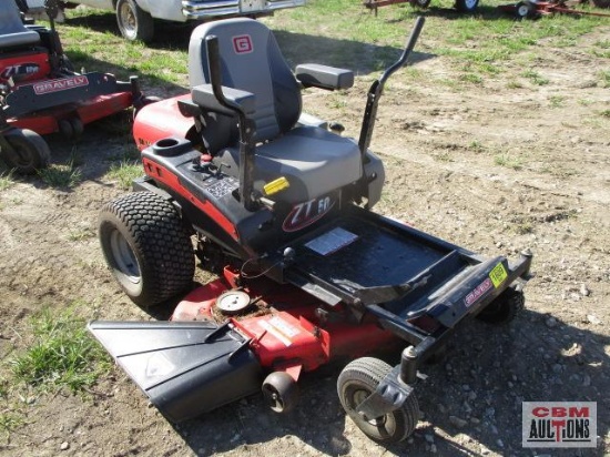 2010 Gravely ZT50, 726 cc Kawasaki, 50" deck, S#001110 runs
