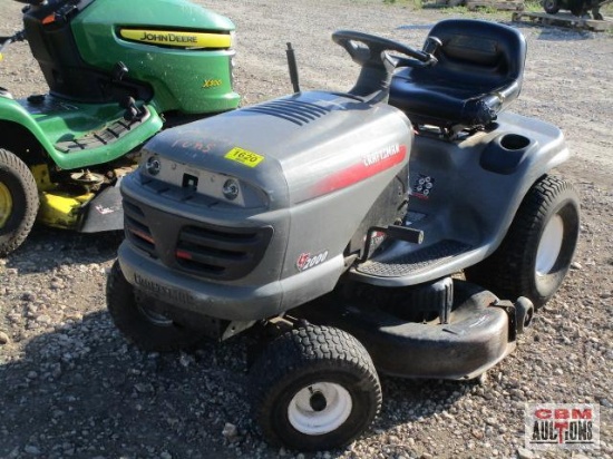 Craftsman LT2000 lawn tractor, 17.5hp Kohler, 42" deck, runs, needs steering tie rod ball joint