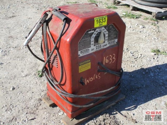 Lincoln AC 225 amp buzz box welder S# 7533-610 seller said works