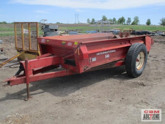 International 540 manure spreader, 540 pto, pto in office, S#1190846-C007044