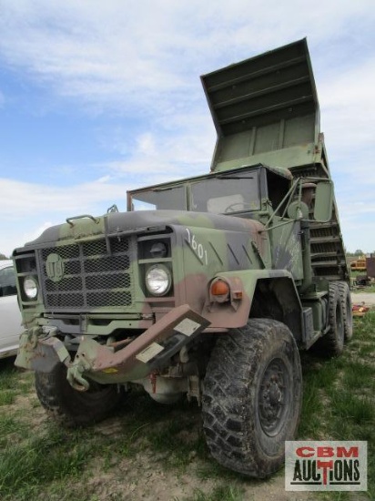 1985 AMC General...5 Ton 6x6 M929A1 Army dump truck, soft top, NHC-250 Cummins with Allison automati