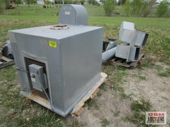 Bryan Wood/Coal Furnace...S#3795 with Duct Work Seller Said Works