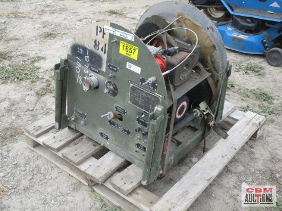 Military diesel water pump, seller said runs