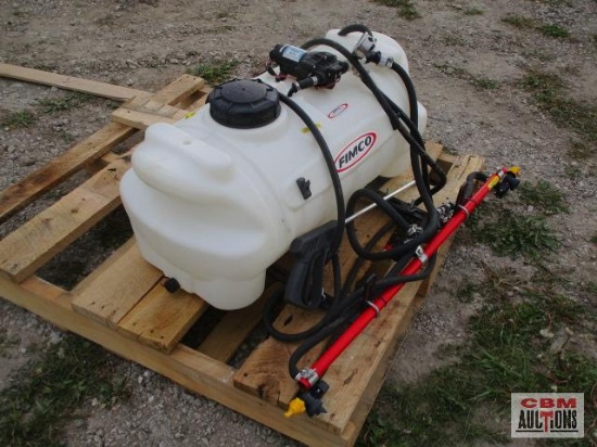 25 gal ATV...Fimco...boom sprayer with pump and wand...