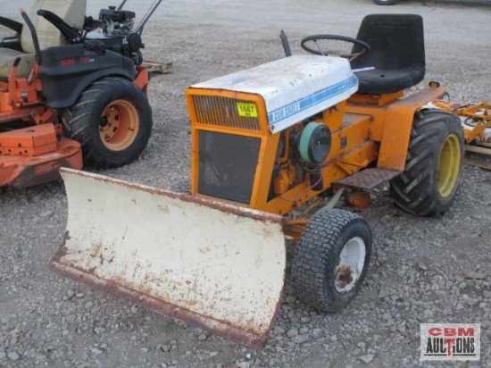 Cub Cadet 125 lawn tractor, K301AS Kohler, belly mower, front snow blade, seller said runs and needs
