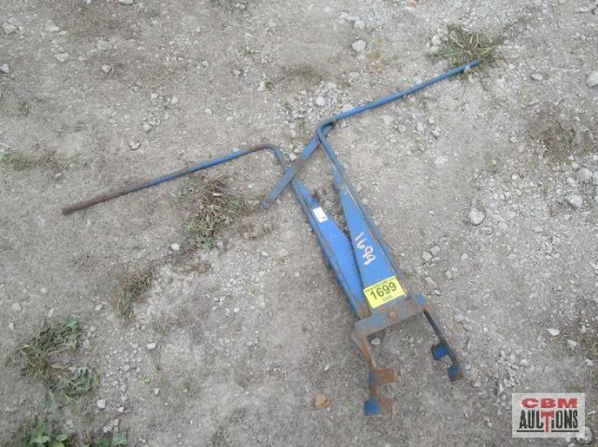 Blue metal pulling tongs