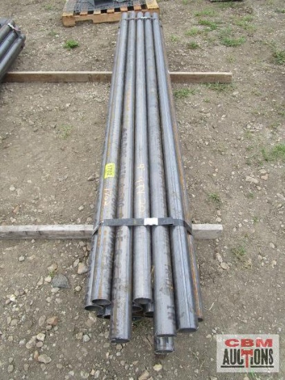 20 New steel pipe fence posts 2 7/8" x 9' #6.5 per ft 20 X TIMES THE MONEY