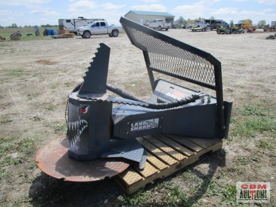 Landshark TTS12UN-7P skid steer tree saw, 36" diameter blade, (8) carbide teeth, 24" tree diameter