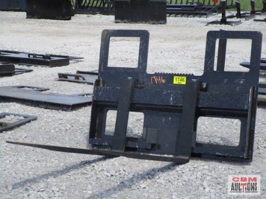 48" Skid steer step thru pallet fork, 48" forks class 2, Made in USA Cascada forks...