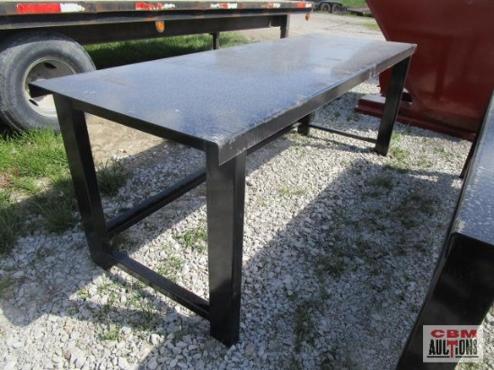 30"x 90" steel workbench weighs #270
