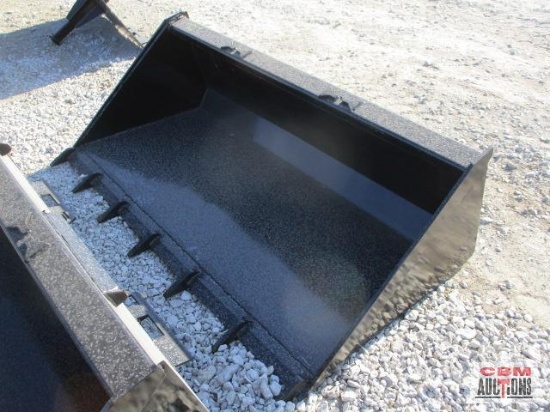 66" Skid steer tooth bucket weighs #480