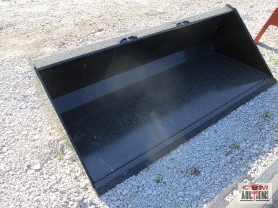 78" Skid steer smooth bucket weighs #520