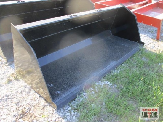 90" skid steer high capacity snow/litter / mulch smooth bucket weighs # 570
