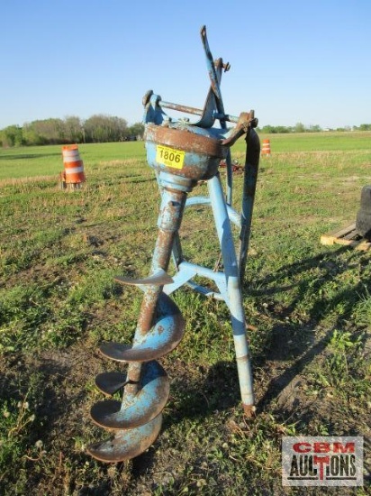Ford 3pt post hole digger 540 pto,M#...22-63 S# 46230 NO pto shaft...