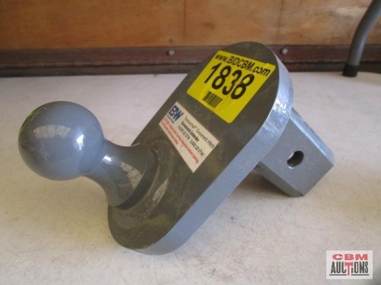 B&W Turnoverball...Gooseneck extender trailer hitch, 20,000 lb GTW, 5,000 lb VTW, fits 2 1/2"