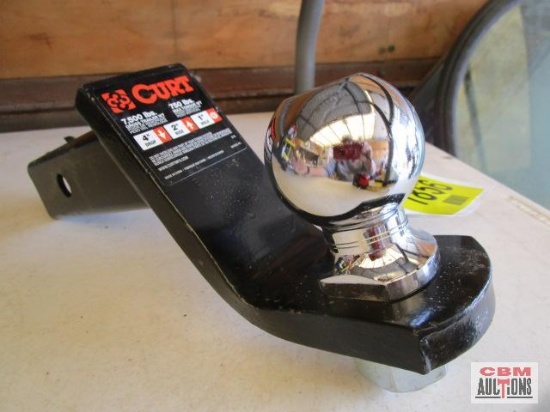 Curt receiver hitch with 4" drop, 2" rise, 1" hole, fits 2" receiver with 2 5/16" ball