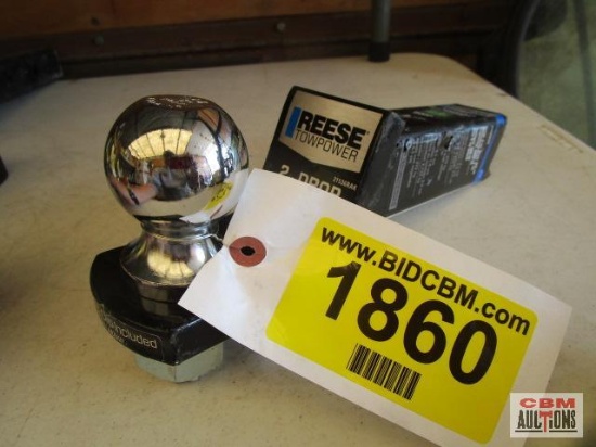 Reese Towpower...receiver hitch with 2" drop, 3/4" rise, 1" hole, with 2" ball, 6,000 lb capacity