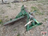 Heavy duty 3 pt cat I tractor rear blade green