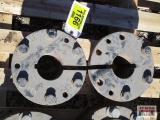 Pair of Axle Hubs, fits 3 1/2