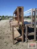 2 Wooden workbench /shelves, need work