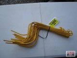 19 New Holland Wheel Rake Tines - Yellow #unknown