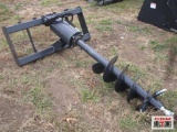 New JCT skid steer post hole digger auger with 12