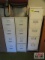 3- 4 Drawer metal file cabinets, 2 are HON *2