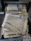 Contents of (2) drawers: old newspapers *3