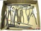 Assorted pliers, locking pliers, marking chalk, prybar, files *4