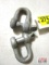 Pair of clevis with threaded pin *4