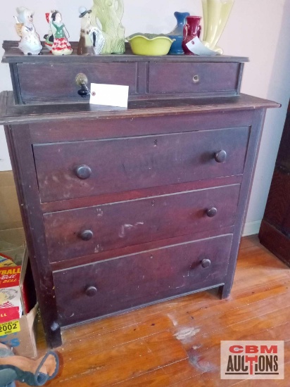 Wooden 5-drawer dresser