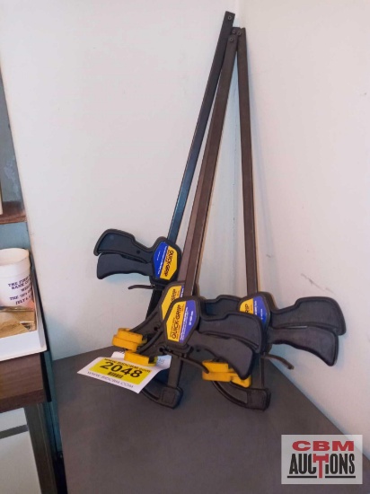4 - Quick-Grip 18" bar clamps *2