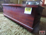 Wood cedar chest, 45