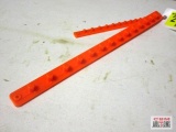 2 Orange flexible socket rails 1/4