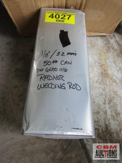 #50 1/8" Welding rod Radnor P#64001116...