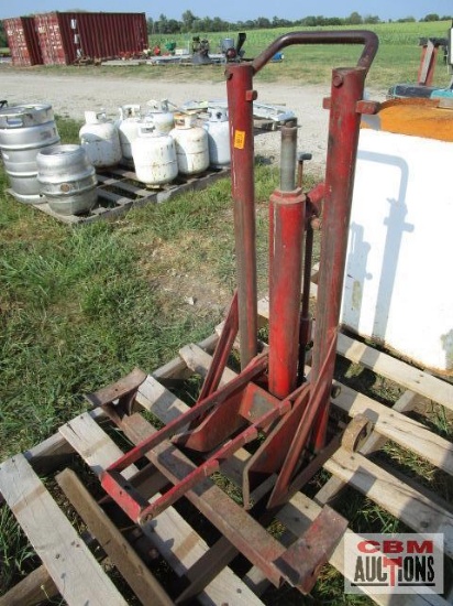 Hydraulic lift jack, works