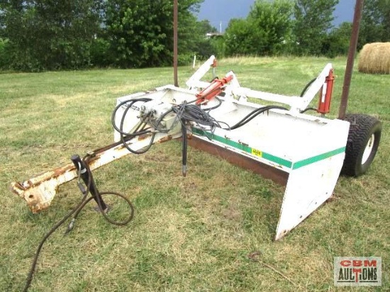 8' Dakota Soil mover, 2 way...hydraulic...tilt box blade with hydraulic lift., No receivers or