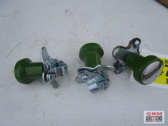 3- New green steering wheel spinners