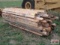 Pile of Pine & Oak Lumber Dunnage Approx Long 8' +/-