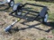 Flat bed utility trailer, black, 40