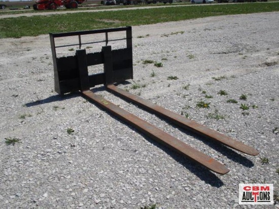 New Arrow extreme duty skid steer 96" pallet forks #9,000 cap extra strength skid steer pallet forks